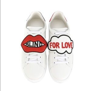 Gucci blind for love New Ace sneakers.